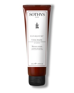 Crema doccia fiori di ciliegio e loto, detergente corpo Sothys