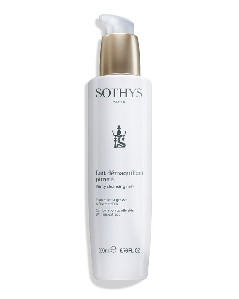 Latte detergente purificante all'iris, struccante Sothys