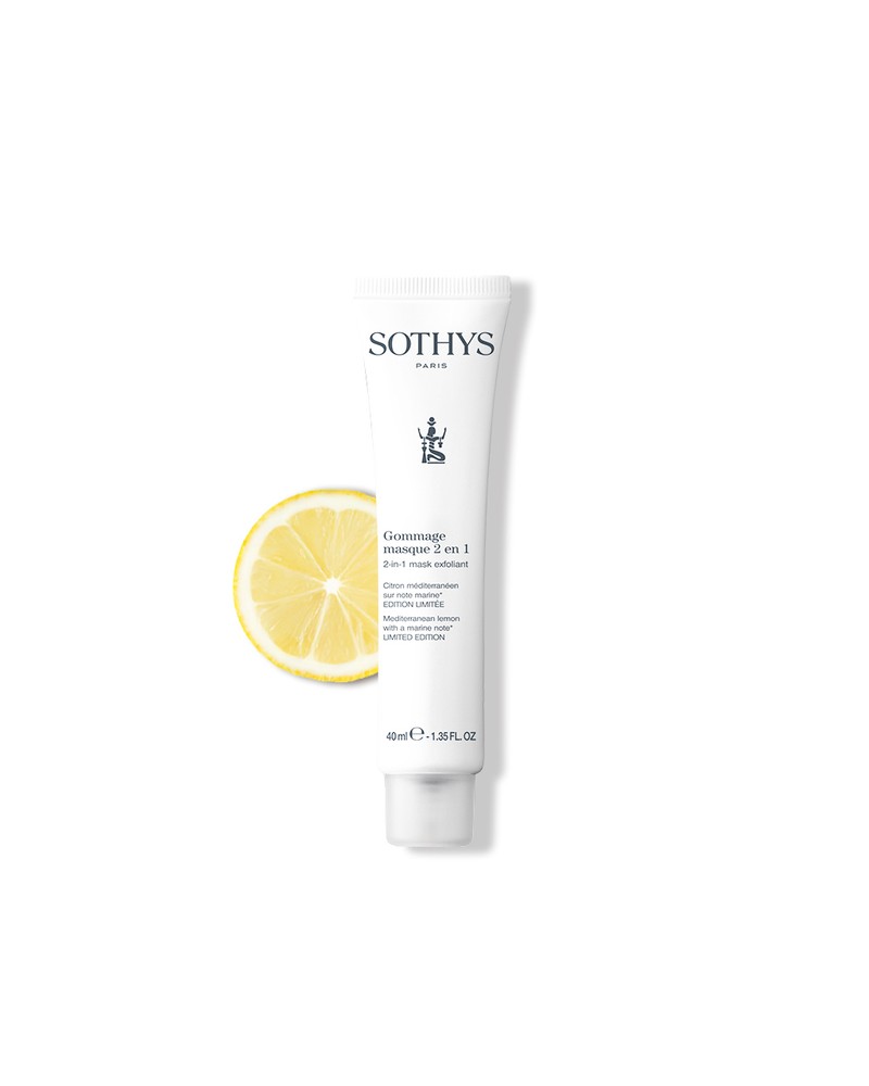 Gommage masque 2-en-1  limone mediterraneo /note marine