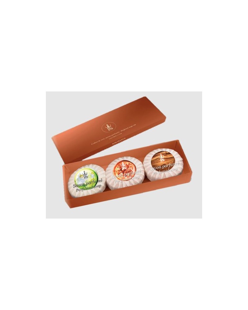 Trio saponi profumati Sothys | Limone, sandalo, cannella